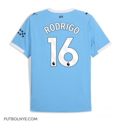 Camiseta Manchester City Rodri Hernandez #16 Primera Equipación 2025-26 manga corta Camiseta Manchester City Rodri Hernandez #16 Primera Equipación 2025-26 manga corta